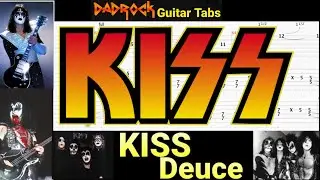 Deuce - KISS - Guitar + Bass TABS Lesson