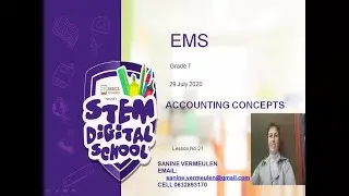 Grade 7 - EMS | 28 July 2020 | Accounting Concepts