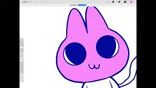 My first tamagotchi drawing and board cat animation #drawing #animation #procreate #cat #cartoon 