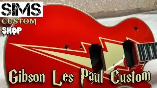 Gibson Les Paul Custom - Custom paint by Sims Custom Shop for Brody DeRozie