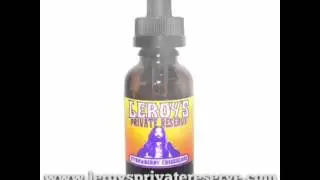 CBD e juice - LEROY'S PRIVATE RESERVE - The best Strawberry Cheesecake CBD e juice on the market!!!