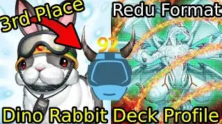 Yu-Gi-Oh! I Topped With Dino Rabbit! 3rd Place In REDU Format Deck Profile (2012 Meta)