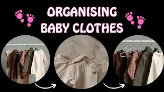 How to CLEAN and ORGANIZE a baby's closet space//DIY.
