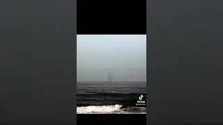 Real Ghost ship caught on camera 😳😯must see #ocean_ghost #shorts