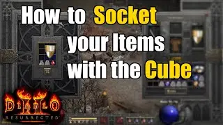 How to Socket your Items with the Cube in Diablo 2 Resurrected - 1440p