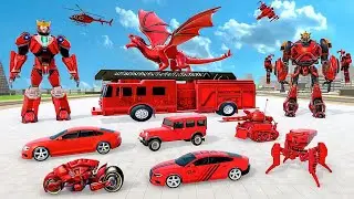 Firefighter Hero Robot Game: Ambulance Robot Rescue City Mode | Android iOS Gameplay