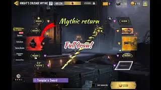 Buying & upgrading the 2nd Mythic Character Templar-Couteau's Oath in CODM🔥🔥🔥