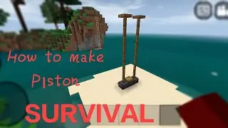 MİNİ BLOCK CRAFT 3D | SURVİVAL How to Make PISTON - Piston