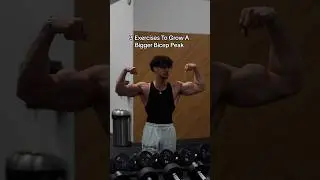 3 Exercises To Grow A Bigger Bicep Peak (Target the Long Head of The Bicep) 🦾