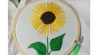 🌻Sunflower embroidery design🌻