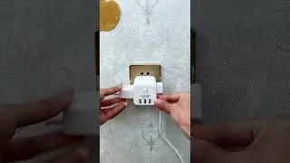 Многофункциональный адаптер питания, портативная зарядная станция с USB-портами для быстрой заряд...