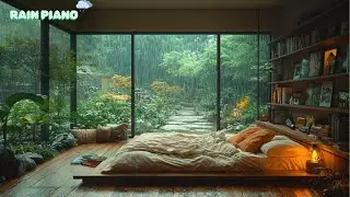 Rain Piano Music Soothing Whisper Peaceful Aura With Misty Rainy Day Velvet Glow Deep Sleep