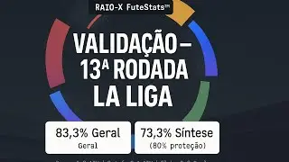 Valida&ccedil;&atilde;o 13&ordf; Rodada FuteStats: 83,3% Geral | 73,3% S&iacute;ntese