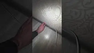 How to install an internet cable under a baseboard #homerepair