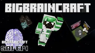 BigBraincraft Episode 14 - Passive Mob Farm and a Space Program?