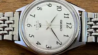 Clean Vintage December 1971 Seiko LM LordMatic 5601-9000 Arabic Dial -Beads Of Rice- Fully Serviced