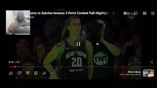 Nah she's tuff- Reacting to Steph Curry vs Sabrina Ionescu 3 point Contest