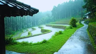 🌌 Tropical Night Rain with Piano &ndash; Rain Sounds for Sleeping No Ads With Music