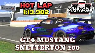 Hot Lap: 1:13.982 at Snetterton Circuit (200)! - iRacing Mustang Challenge