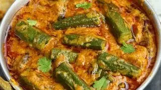 Masale Wali Sahi Bhindi Restaurant Style | Food Blogger | Indian food blogger