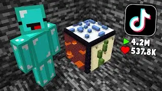 Я протестировал вирусные хитрости Minecraft для TikTok, чтобы проверить, работают ли они...
