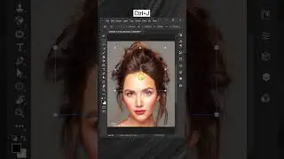 Fix Forehead in Photoshop #youtubeshorts #photoshop