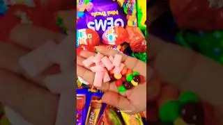 Skittles candy 🍬 Boomer Bubble gum chewing gum #crazyeattime #bubblegum #skittles #shorts
