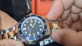 Rotary Aquaspeed agb00027/w/05 15230 submariner homage watch