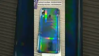 Samsung A40 Blue 128GB - Unlocked #shorts #review #samsung
