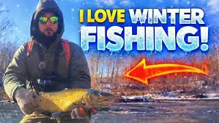 Below Freezing & They Wouldn’t Stop Biting! 🥶🎣