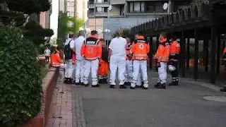 Feuer in Hochhaus: Großeinsatz an der Neckarpromenade!