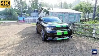 800hp Dodge Durango SRT | Forza Horizon 5 | Steering Wheel + Paddle Shifter Gameplay [4K]