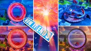 COMPLETE Evolution from RIFT GATE to SKY CRACK (Fortnite Story)