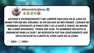 Ascendí A Vicepresidente Y Me Compré Una Casa En El Lago De Miami Por 650 Mil Dólares. Ni...