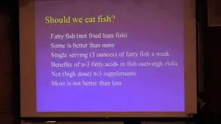 David Siscovick - Fish intake and heart health: a clear picture or a new controversy?