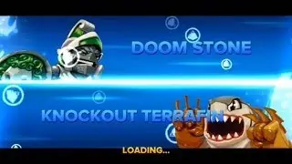 SKYLANDERS SWAP FORCE DOOM STONE VS KNOCKOUT TERRAFIN