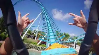 STANDING UP TO THE THRILL AT SEAWORLD ON  PIPELINE POV
