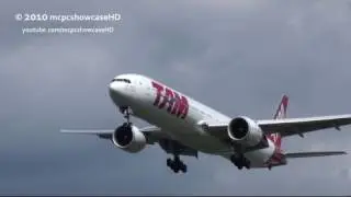TAM Airlines 777-300ER | Landing | 27L Heathrow Airport