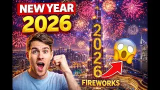 Burj Khalifa New Year Fireworks 2026  | Dubai’s Grand Countdown Celebration