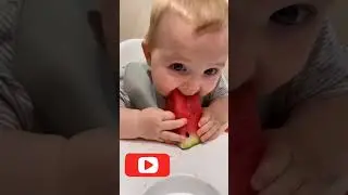 cute baby eating watermelon#shortvideo #shorts #viral