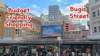 Exploring Bugis Street | Cheapest and Affordable Street Shopping | Sinhala | Vlog 36 | Singapore 🇸🇬