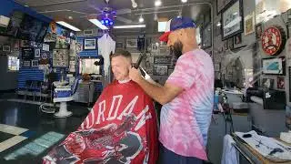 Tight Fade Friday, I guess!  Client since '06 💈✌️ #tgif 