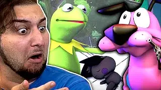 ARE YOU JUST GONNA LET HIM DO THAT?! | Kaggy Reacts to Cell VS Pichu & Courage the Cowardly Dog