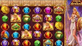 OMG!!! Big profit made on a high stake bonus buy compilation on wisdom of Athena slot great game 