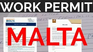 Malta work permit and offer letter