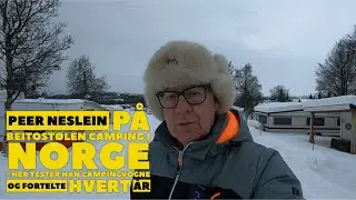Peer Neslein tester campingvogne og fortelte p&aring; denne norske campingplads hvert &aring;r
