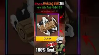 Wokong Skill Skin Kaise milega?🤔|Ninja training transformation event#freefire #shorts #youtubeshorts