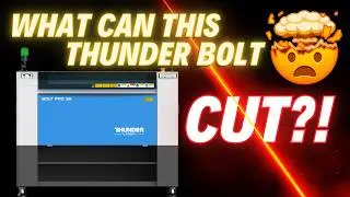 Тестирование Bolt Pro 32 Cut | Thunder Laser | Brett's Laser Garage