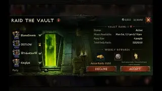 RAID THE VAULT | Diablo Immortal | Inferno IX | With DJSTLOW, TRIBALCHIEF, KingEpK & BlameEmmie