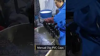 Manual dip mould machine for pvc caps and pvc plastisol liquid #dipmouldmachine